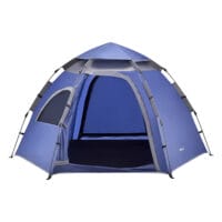 Campingzelt Nybro Pop Up Kuppelzelt 240x205x140cm Blau