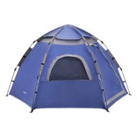 Campingzelt Nybro Pop Up Kuppelzelt 240x205x140cm Blau