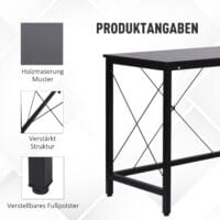 Computertisch L-Form Eck-Schreibtisch 150x150x76cm