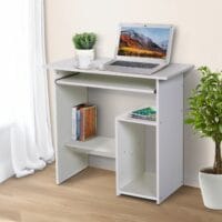 Computertisch Schreibtisch PC-Tisch Schwarz 80x45x75cm