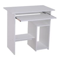 Computertisch Schreibtisch PC-Tisch Schwarz 80x45x75cm