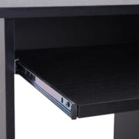 Computertisch Schreibtisch PC-Tisch Schwarz 80x45x75cm