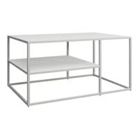 Couchtisch Solund 45x90x60cm Weiss. matt