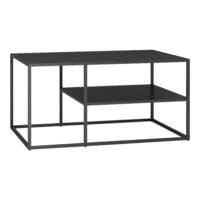 Couchtisch Solund 45x90x60cm Schwarz. matt