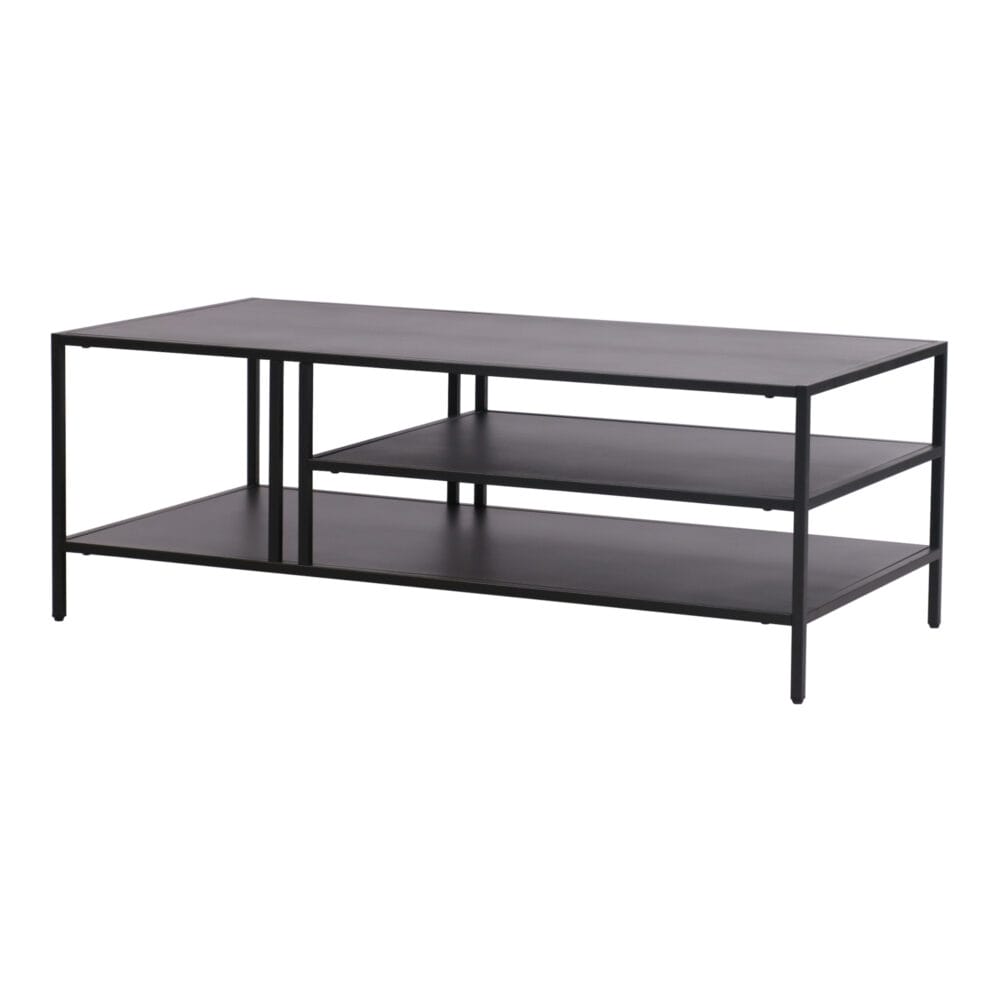 Couchtisch Kumlinge 40x110x55cm Schwarz