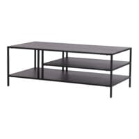 Couchtisch Kumlinge 40x110x55cm Schwarz