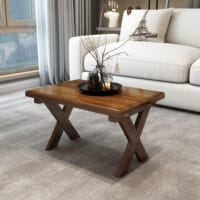 Couchtisch Tommerup 75x50x45cm Dunkler Holzton