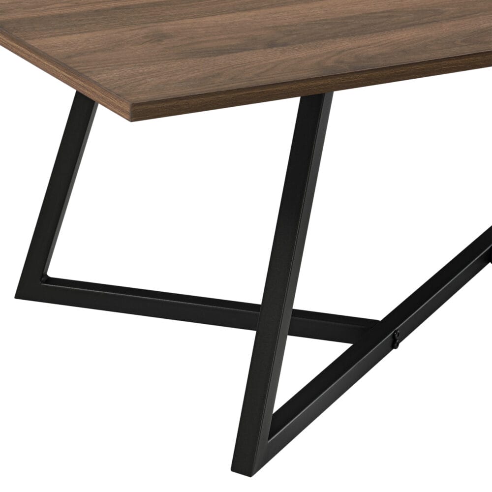Couchtisch Mosta 120 x 60 x 45 cm Dunkler Holzton