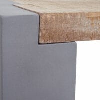 Couchtisch Beton-Optik Tanne Holz rustikal