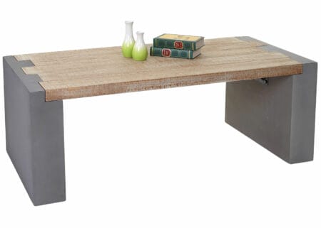 Couchtisch Beton-Optik Tanne Holz rustikal