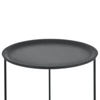 Couchtisch Gatlinburg 3er Set Rund Metall Schwarz