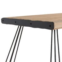 Couchtisch Industrial Massiv-Holz 120x60cm natur