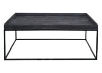 Couchtisch JAM-K71 Kaffeetisch Holz massiv Metall 46x110x60cm