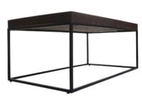 Couchtisch JAM-K71 Kaffeetisch Holz massiv Metall 46x110x60cm