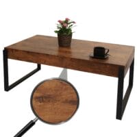 Couchtisch JAM-L53 Beistelltisch Metall 43x110x64cm