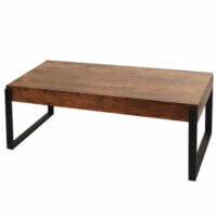 Couchtisch JAM-L53 Beistelltisch Metall 43x110x64cm