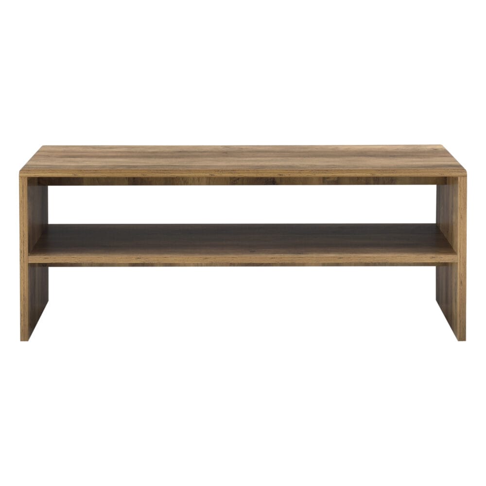 Couchtisch Trier 100x40x40 cm mit Ablage Holzfarben