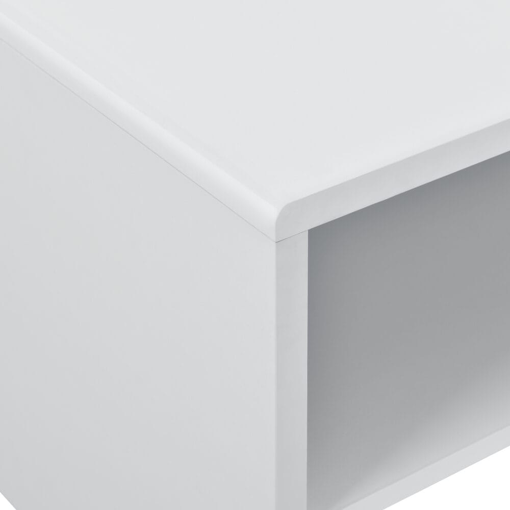 Couchtisch Trier 100x40x40 cm mit Ablage Weiss