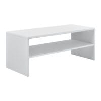 Couchtisch Trier 100x40x40 cm mit Ablage Weiss