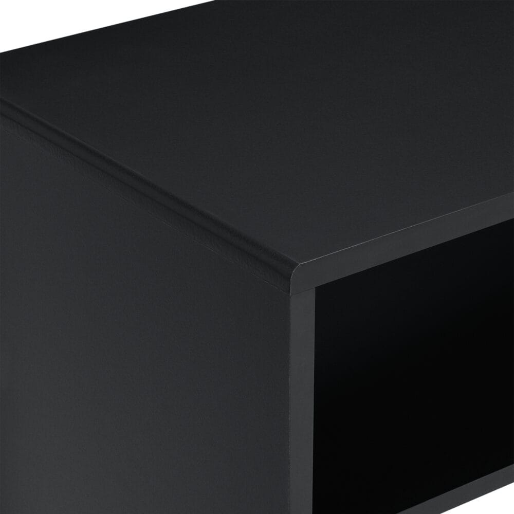 Couchtisch Trier 100x40x40 cm mit Ablage Schwarz