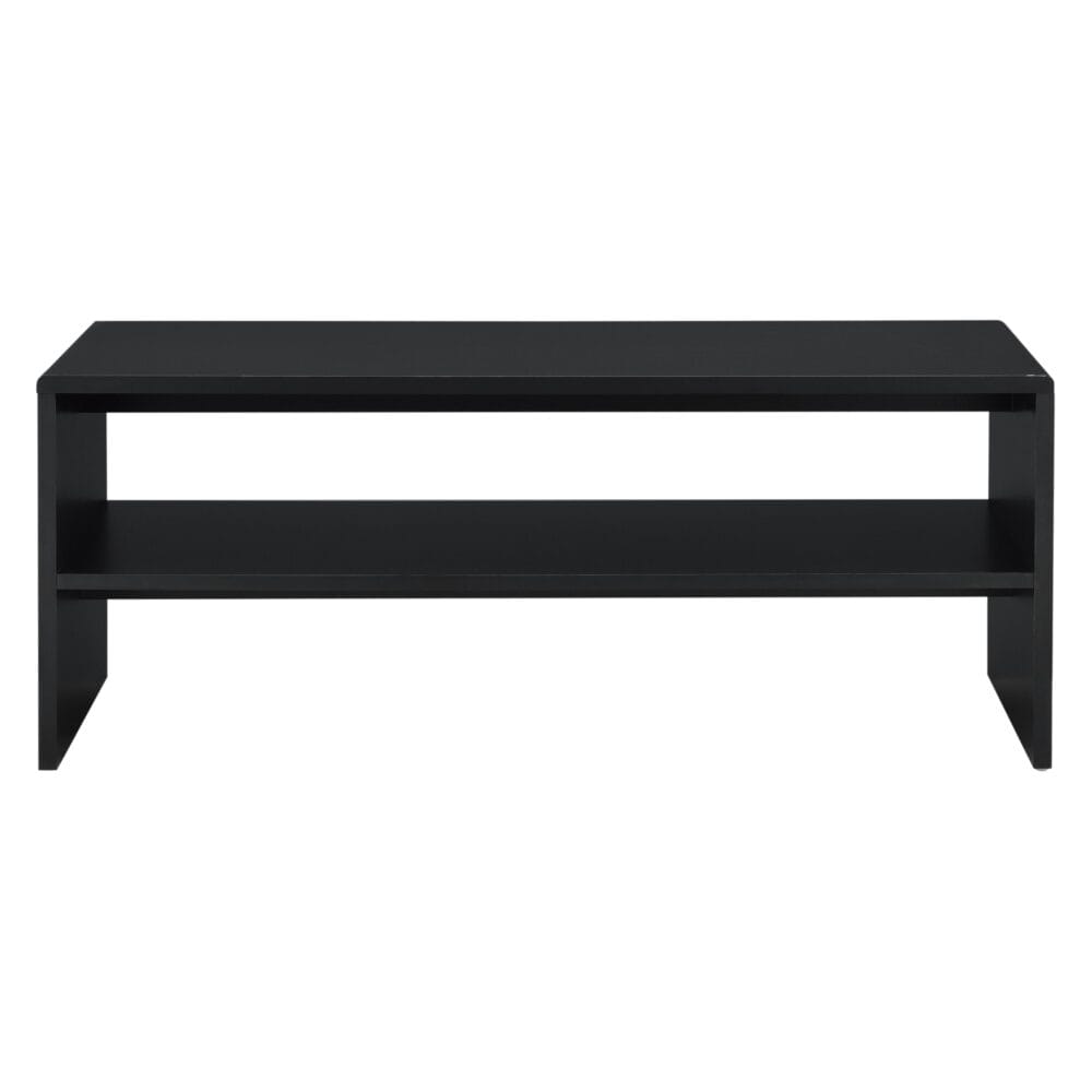 Couchtisch Trier 100x40x40 cm mit Ablage Schwarz