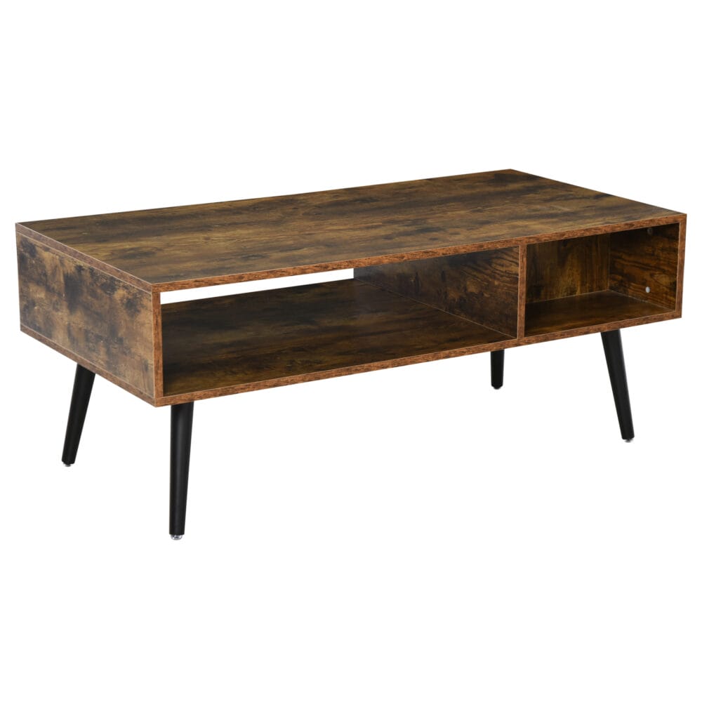 Couchtisch Rustik Look Wohnzimmertisch mit Schublade