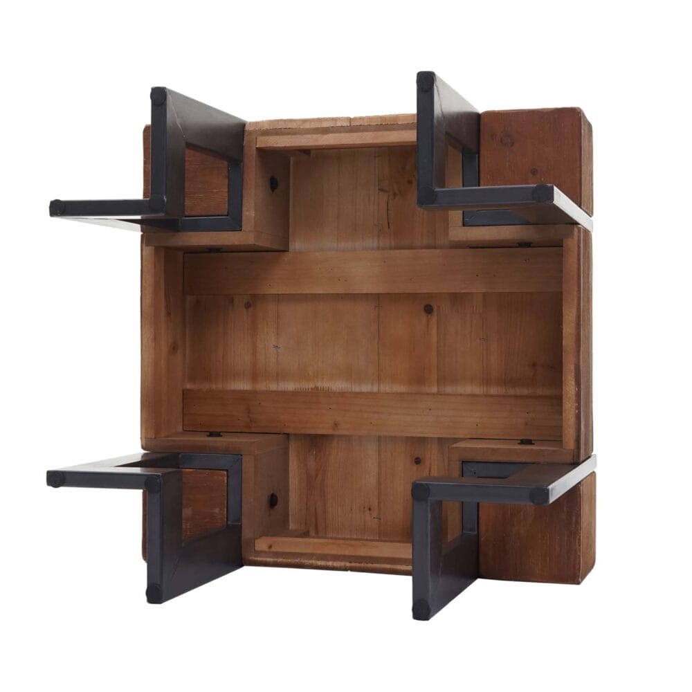 Couchtisch Tanne Holz rustikal massiv braun 60x60cm