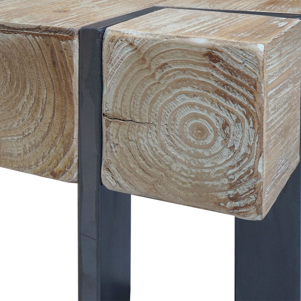 Couchtisch Tanne Holz rustikal massiv naturfarben 70x70cm