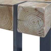 Couchtisch Tanne Holz rustikal massiv naturfarben 70x70cm