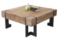 Couchtisch Tanne Holz rustikal massiv naturfarben 70x70cm