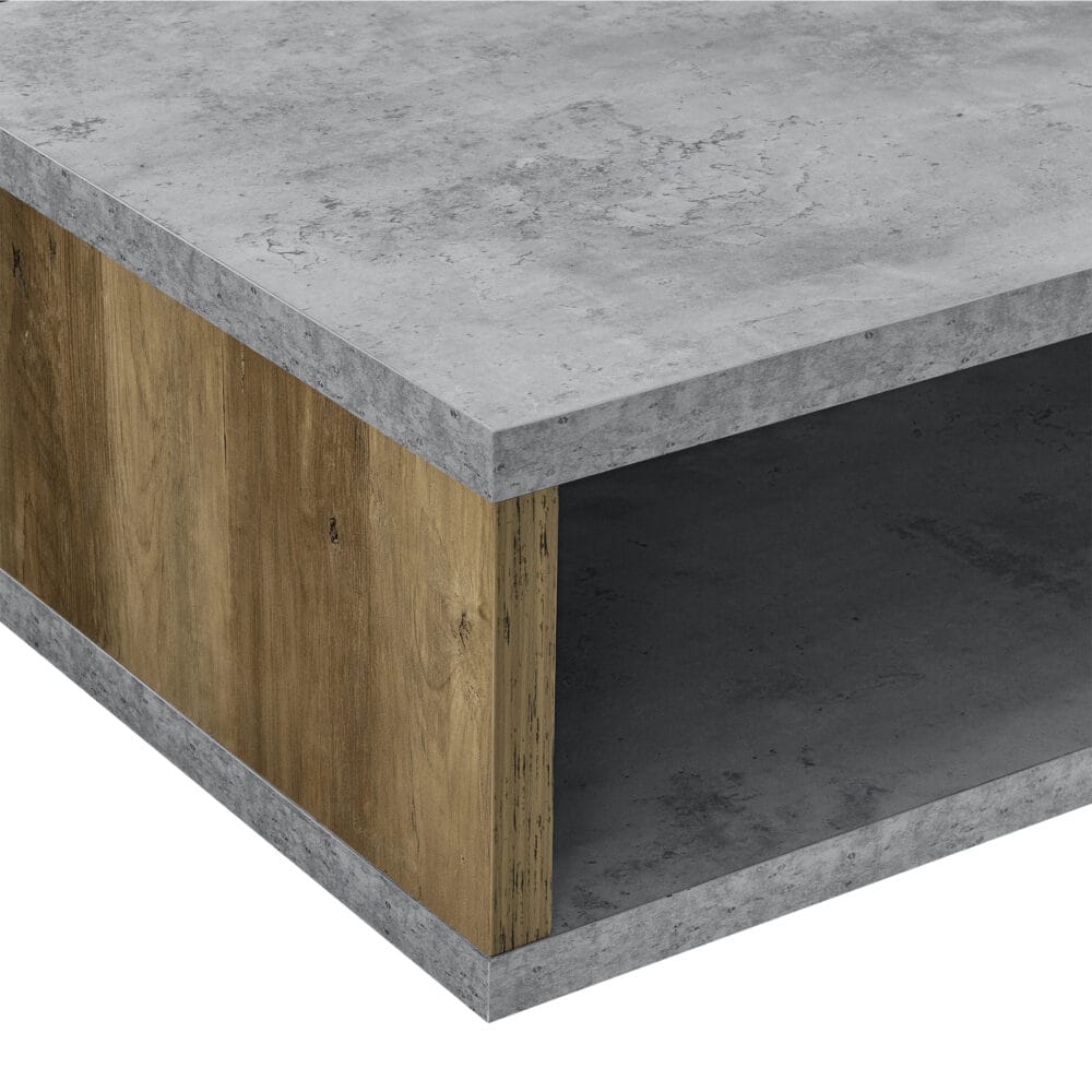 Couchtisch Palermo 100x60x30 cm Holz-/Betonoptik