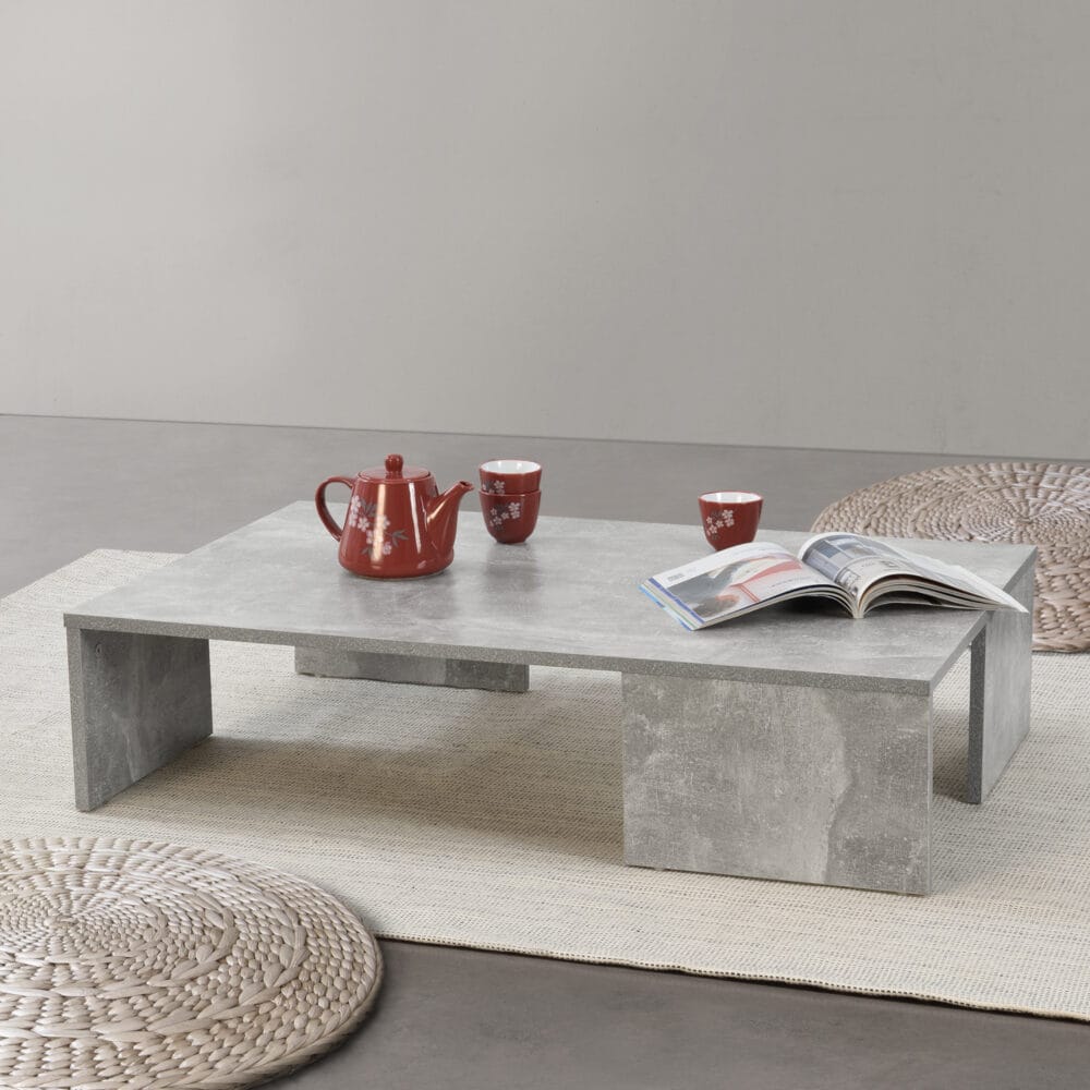 Couchtisch Tierp 90x60x20 cm Betonoptik