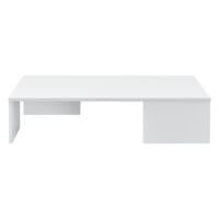 Couchtisch Tierp 90x60x20 cm Weiss Hochglanz