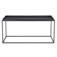 Couchtisch Nyker 47x100x50 cm Industriedesign Schwarz