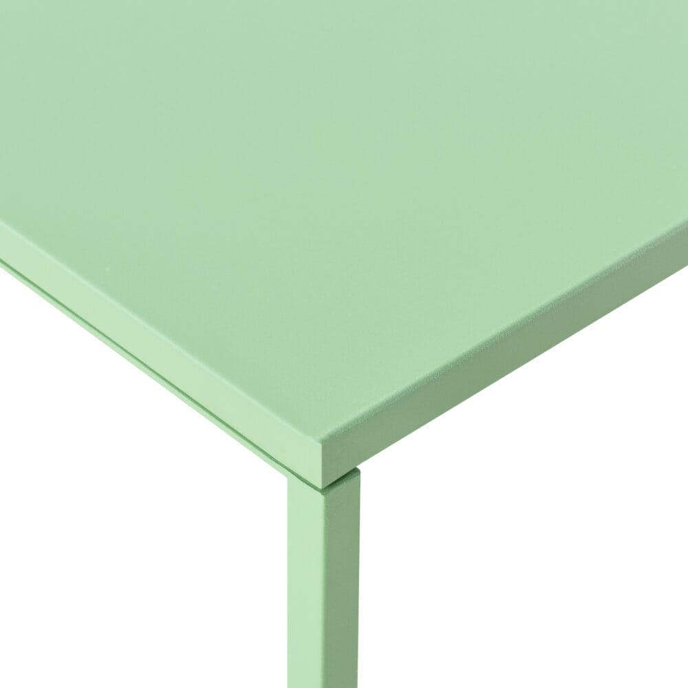 Couchtisch Lebus 38x85x85 cm Metall Pastellgrün