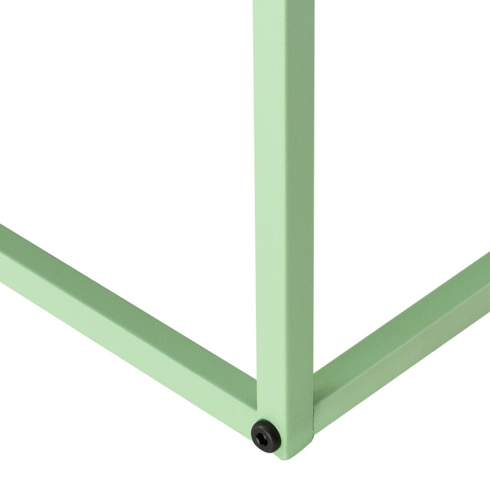 Couchtisch Lebus 38x85x85 cm Metall Pastellgrün
