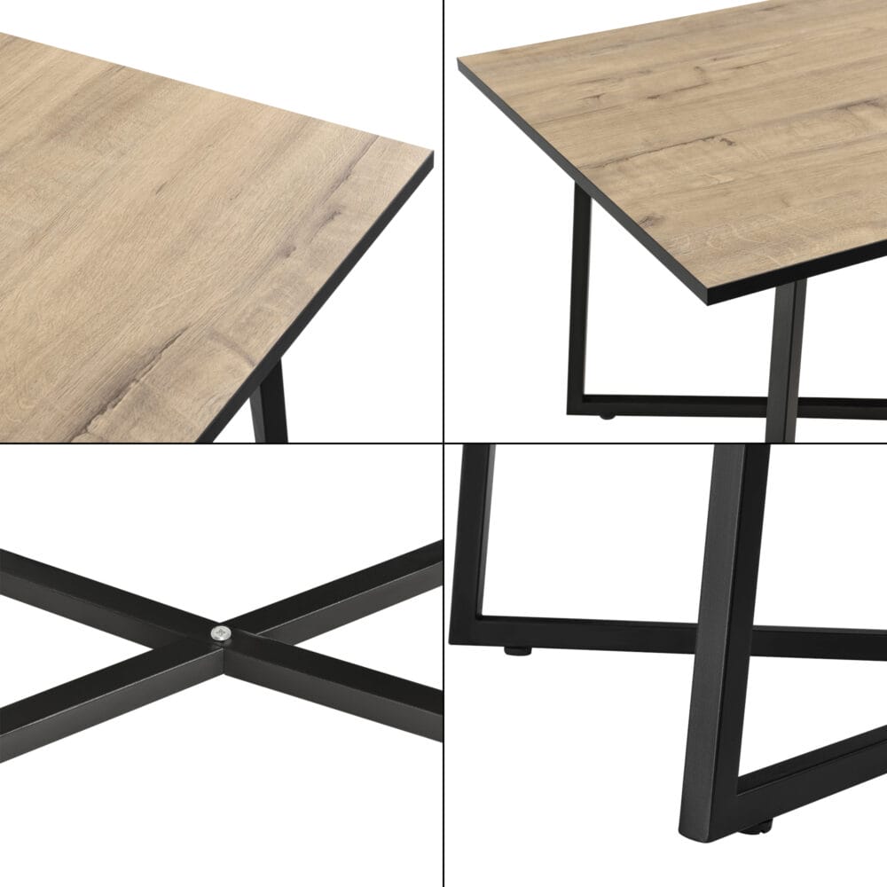 Couchtisch Uddevalla 100x60x47cm Eicheoptik