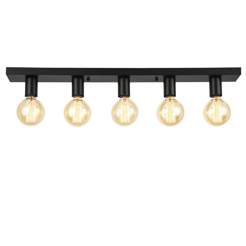 Deckenlampe Deckenleuchte Korinth 5-Flammig Rund Metall E27