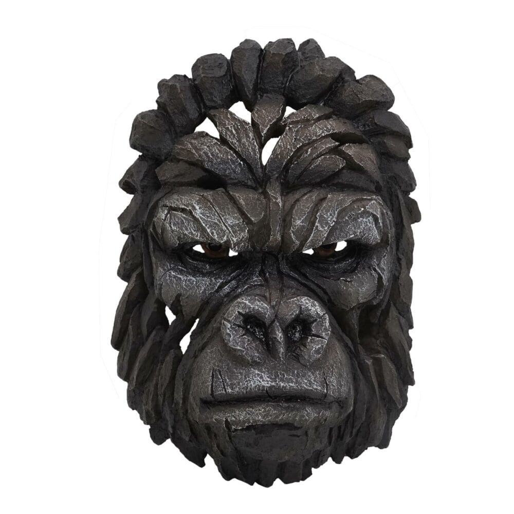 Deko Schädel Gorillakopf 34cm Trophäe Polyresin