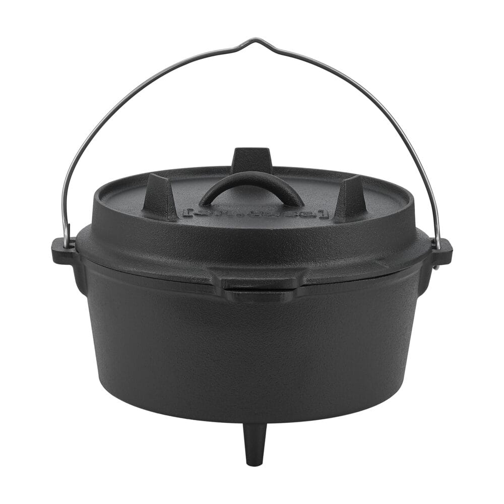 Feuertopf Dutch Oven Jacob 4.2L Gusseisen Schwarz
