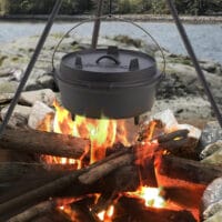 Feuertopf Dutch Oven Jacob 7.3L Gusseisen Schwarz