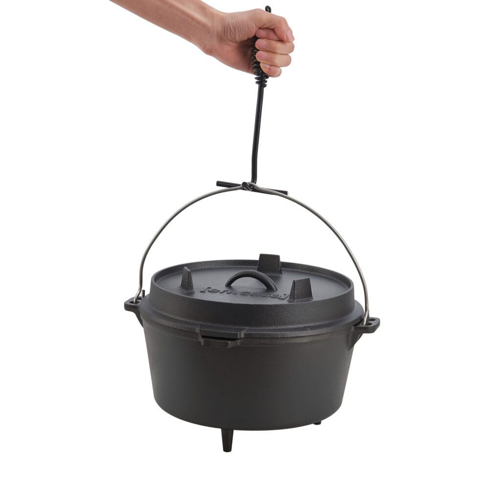 Feuertopf Dutch Oven Jacob 7.3L Gusseisen Schwarz