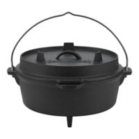 Feuertopf Dutch Oven Jacob 7.3L Gusseisen Schwarz