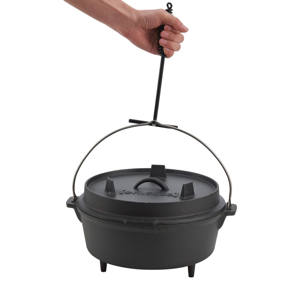 Feuertopf Dutch Oven Jacob 9L Gusseisen Schwarz