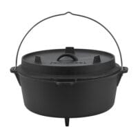 Feuertopf Dutch Oven Jacob 13.6L Gusseisen Schwarz