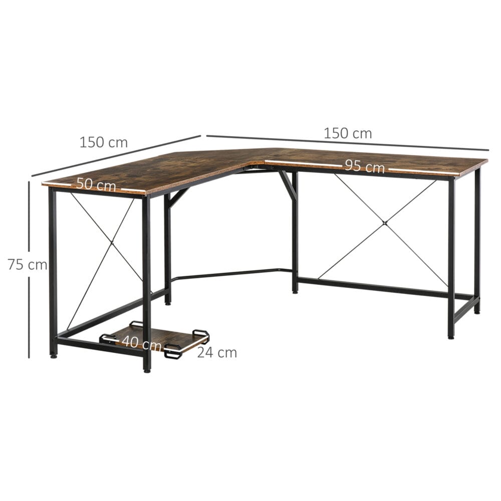 Eckschreibtisch Schreibtisch Bürotisch 150x150x75cm