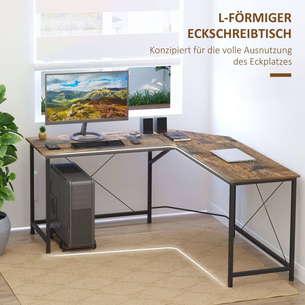 Eckschreibtisch Schreibtisch Bürotisch 150x150x75cm