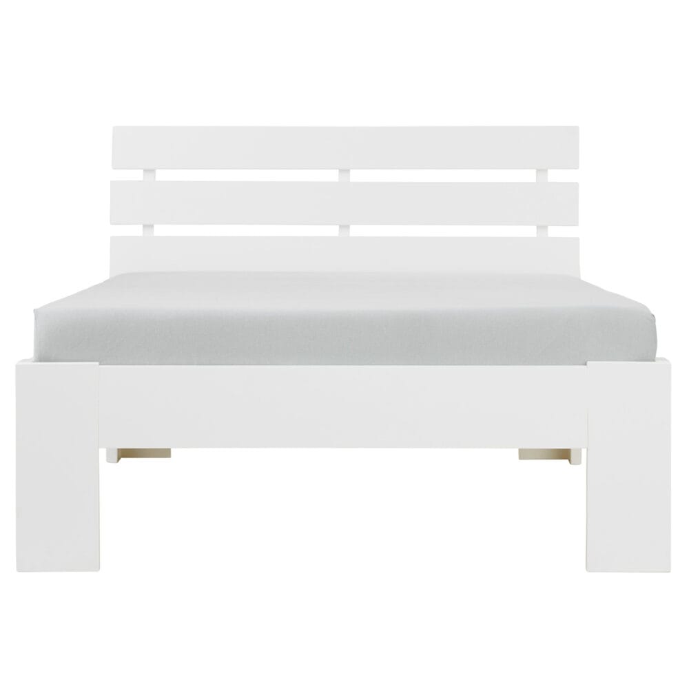 Einzelbett Holzbett 90x200cm Weiss