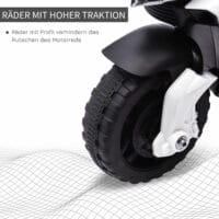 Elektro-Kindermotorrad Kindertöff mit Stützrädern