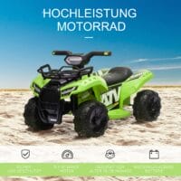 Elektro-Quad Elektroauto Kinderauto Grün